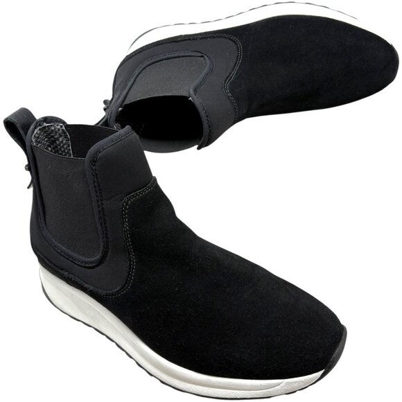 Aquatalia Becky Suede Chelsea Style Platform Sneakers - Picture 12 of 12